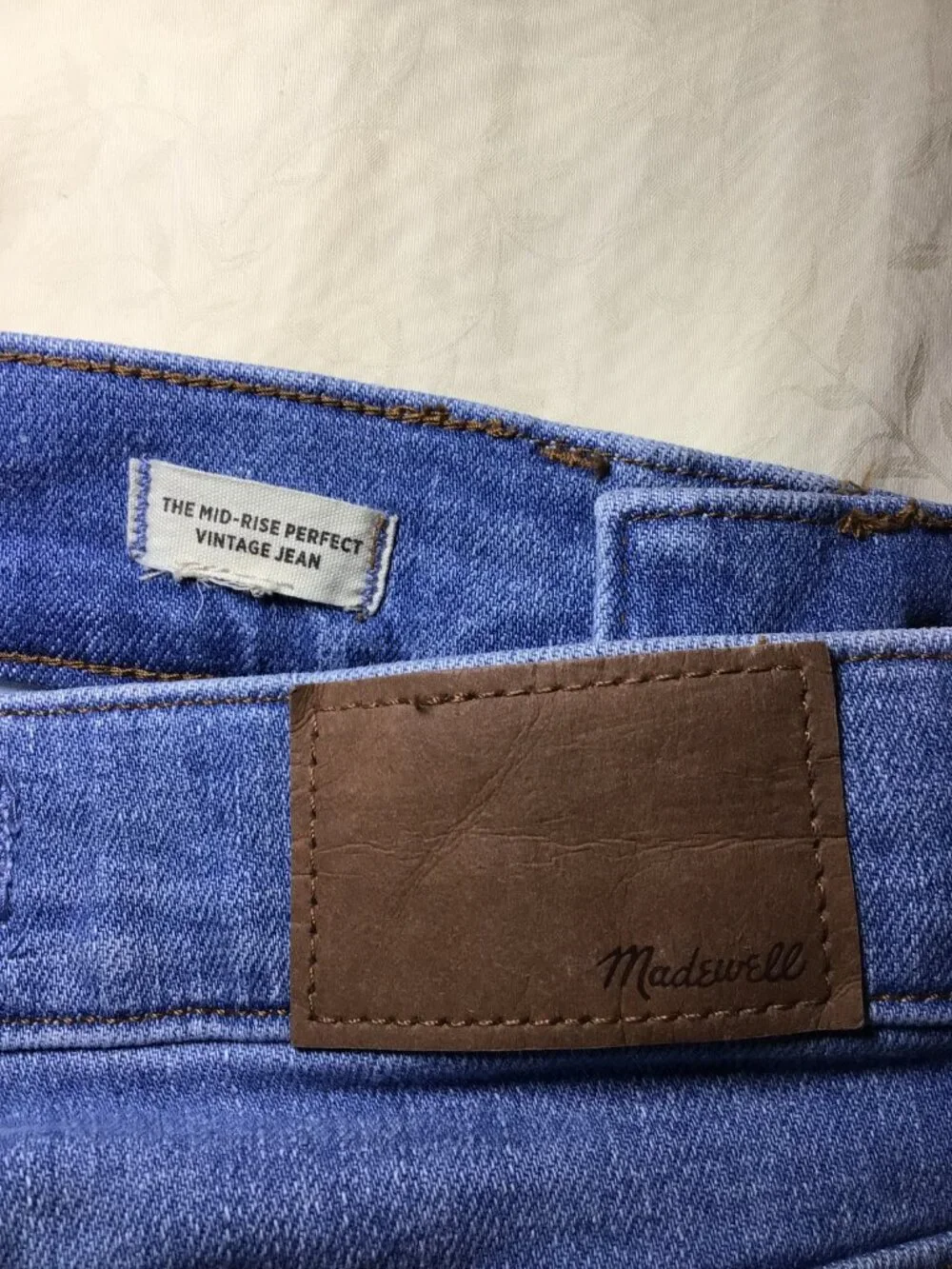 Madewell Jeans Women’s 24 Blue The Mid-rise Perfect Vintage Jean Denim Stretch